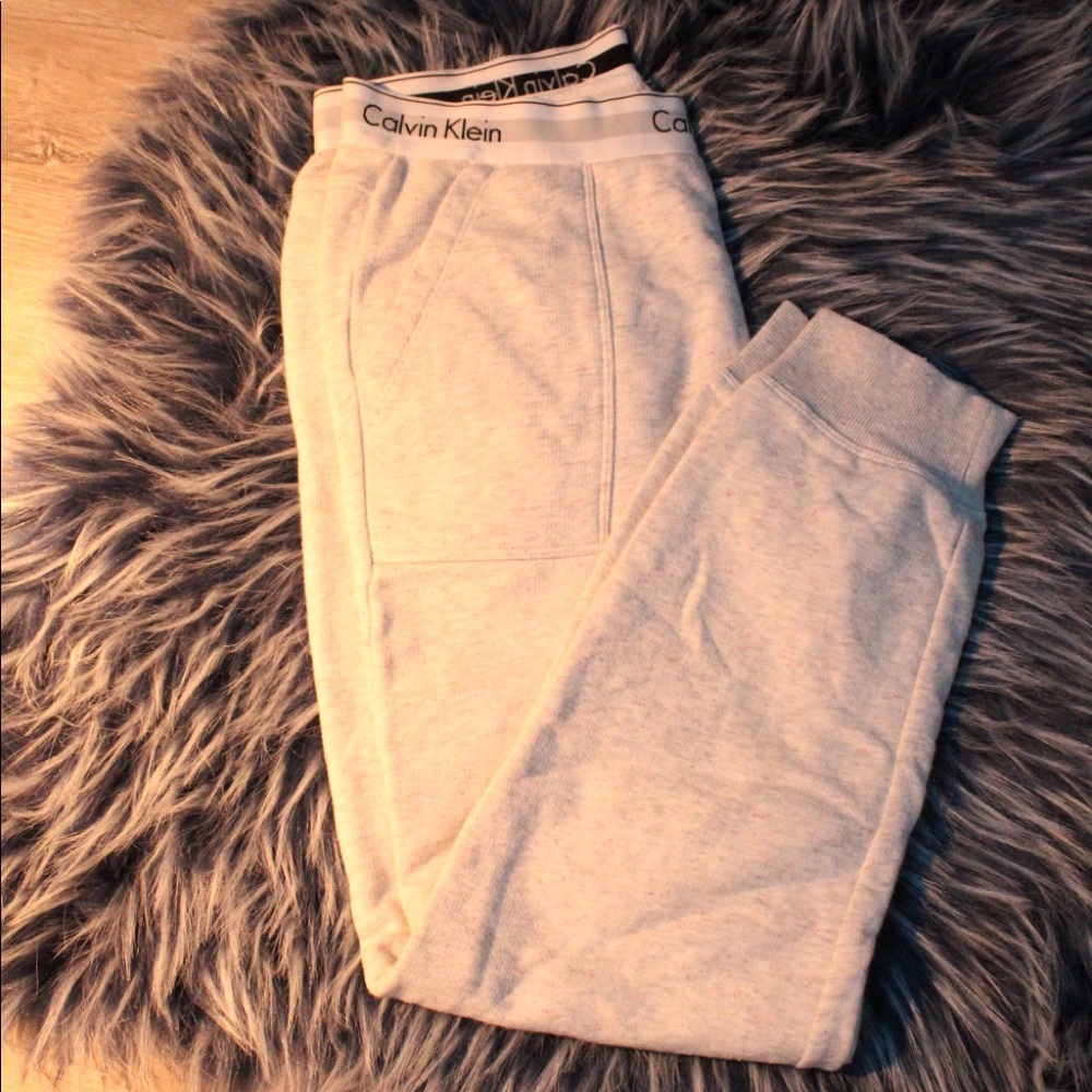 Gray Ck Sweatpants - image 1